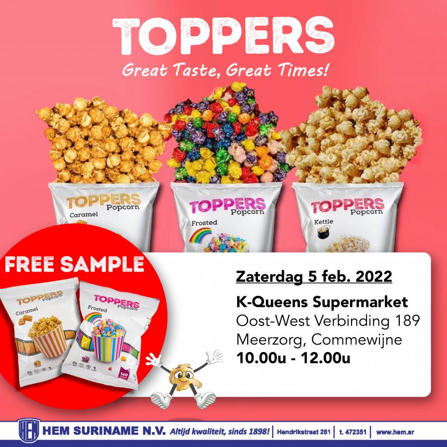 Toppers Promo 5 feb 